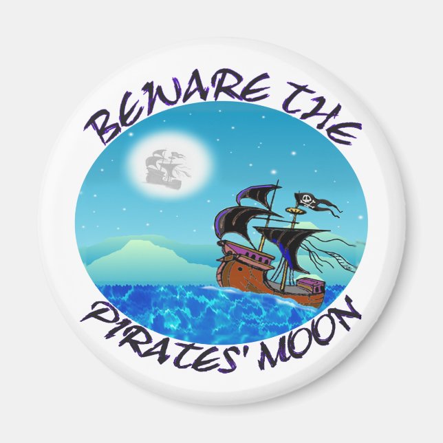 Pirat Frakt Gifts Magnet (Framsidan)