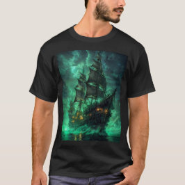 pirat frakt i mörkens t-shirt