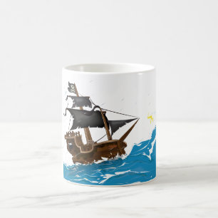 Pirat Frakt i Storm Kaffemugg