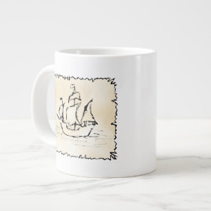 Pirat Frakt. Jumbo Mugg