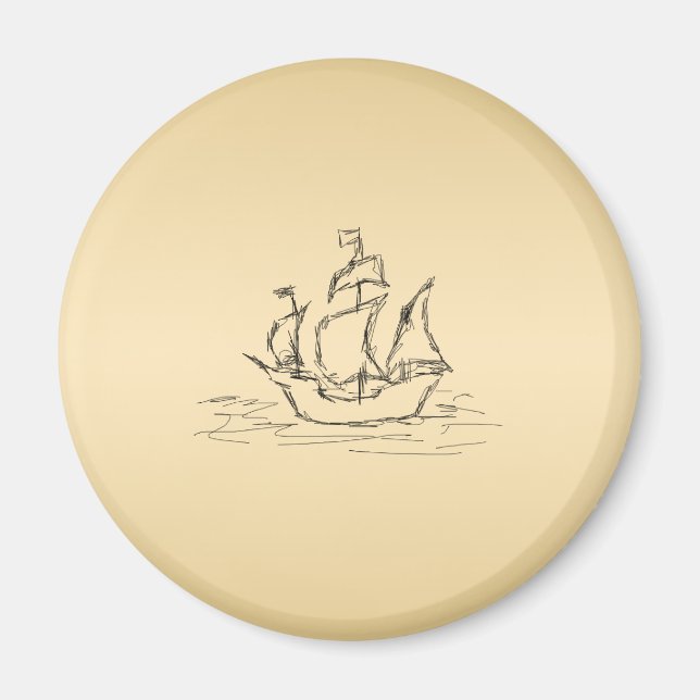 Pirat frakt. magnet (Framsidan)