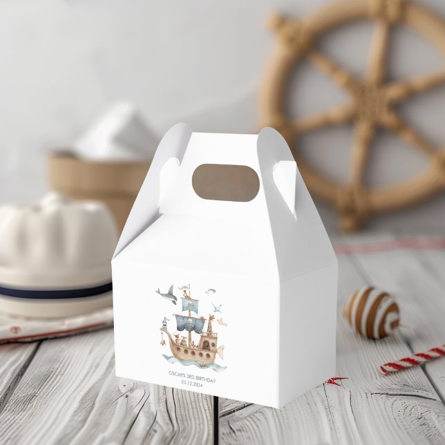 Pirat Frakt med djur i Kids Party Presentaskar (Skapare uppladdad)