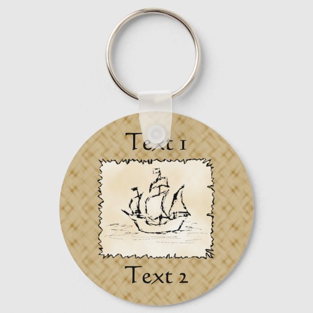 Pirat Frakt. Nyckelring (Framsida)