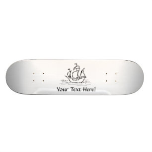Pirat Frakt. Skateboard Bräda 21,5 Cm