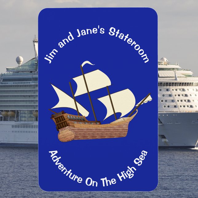 Pirat Frakt Stateroom Door Magnet (Skapare uppladdad)