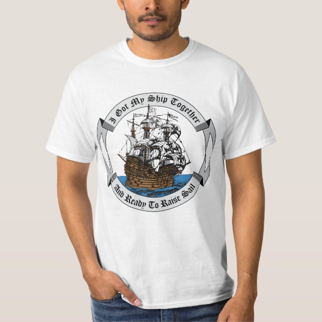 Pirat Frakt T-shirt (Framsida)