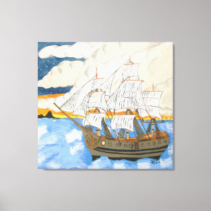 Pirat Frakt till havs på Canvas