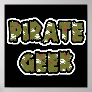 Pirat Geek Poster