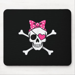 Pirat Girl Skull Heart Outfit Småbarn Valentine P Musmatta