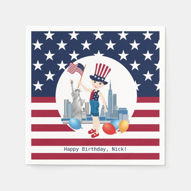 Pirat Girl Treasure Karta Roligt Födelsedagsfest  Pappersservett (Framsidan)