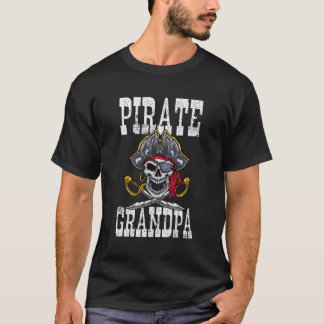 Pirat Grandpa Grandfather Halloween Pirat Thmet T Shirt