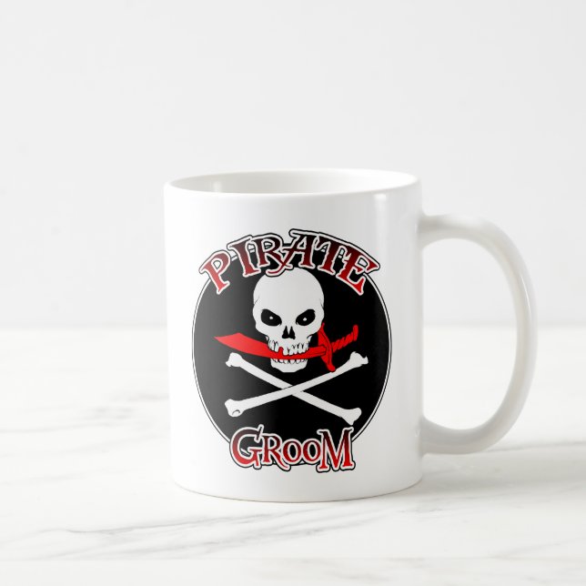 Pirat Groom Kaffemugg (Höger)
