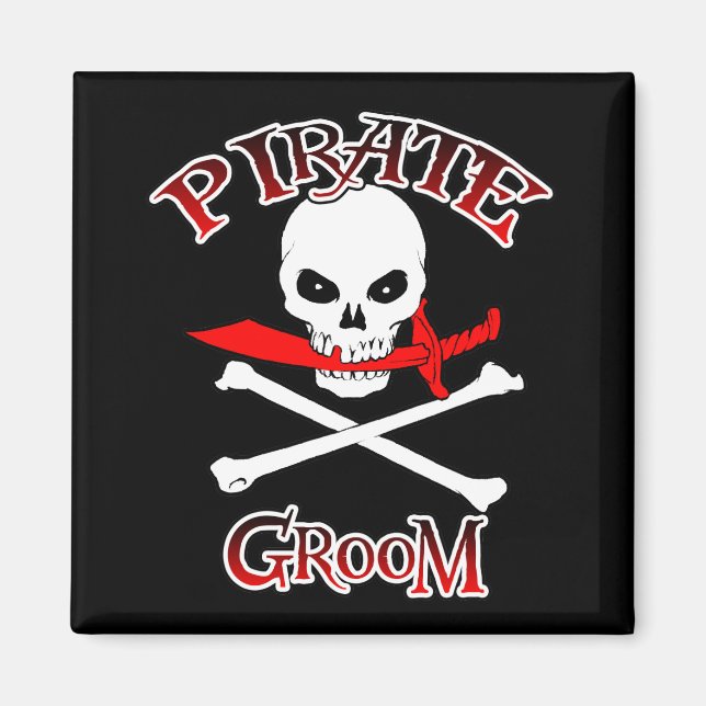 Pirat Groom Magnet (Framsidan)