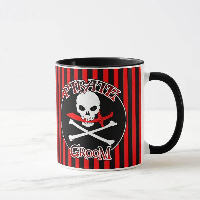 Pirat Groom Mugg (Höger)