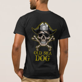 Pirat GULD OLD SEA HUND T Shirt
