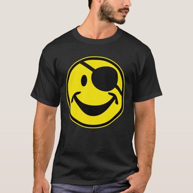 Pirat gult + rygg. & idéer t-shirt (Framsida)