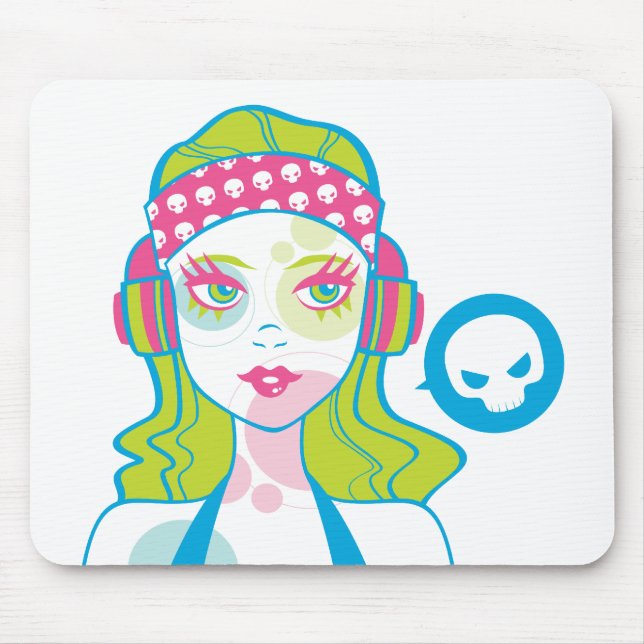 Pirat Gurl Mousepad Musmatta (Framsidan)