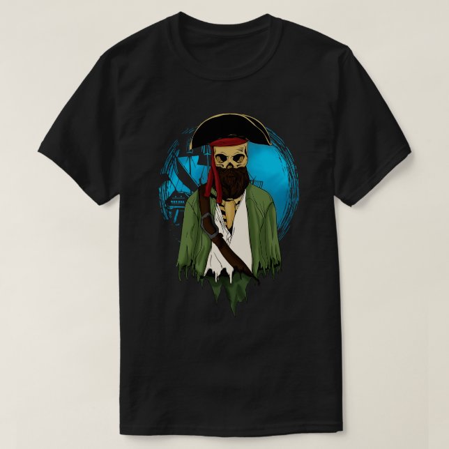 PIRAT HALLOWEEN FEST 1 T SHIRT (Design framsida)
