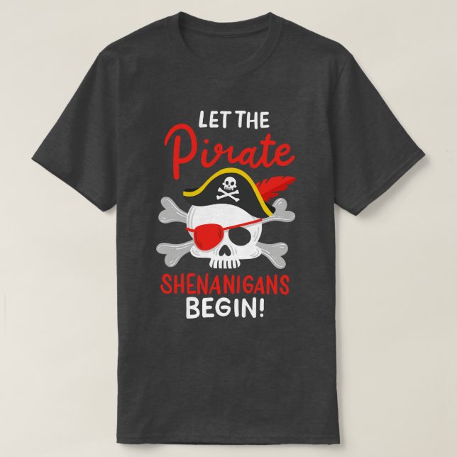 Pirat Halloween Pirat ThBäste T Shirt (Design framsida)