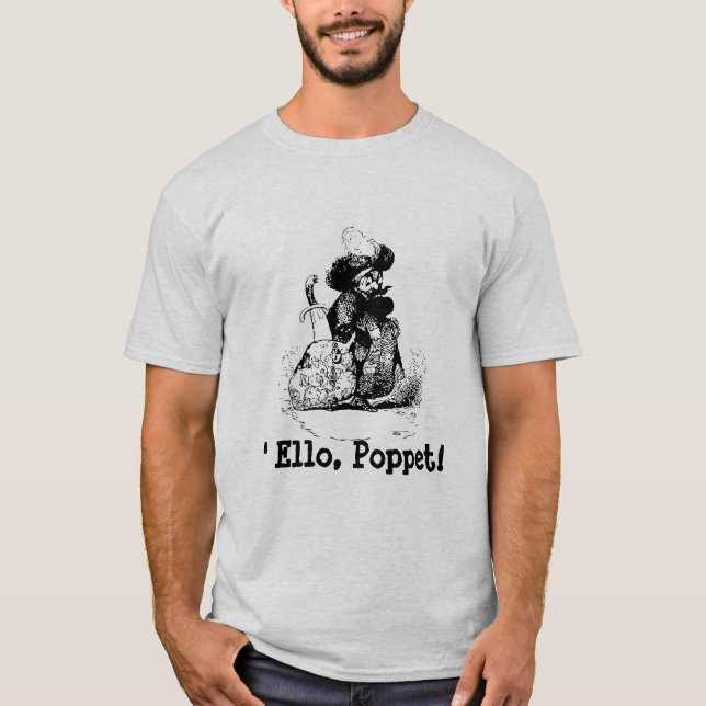 Pirat hälsning 'Ello, sötnos! T Shirt (Framsida)