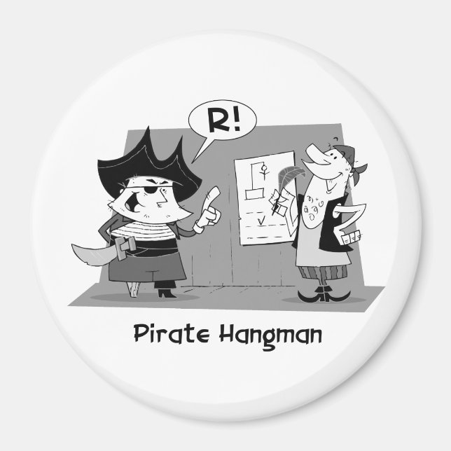 Pirat Hangman Magnet (Framsidan)
