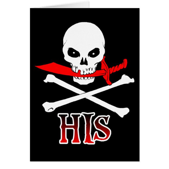 Pirat Hans Hälsningskort (Framsidan)