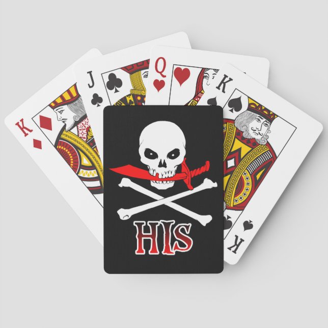 Pirat Hans Spel Kort (Baksidan)
