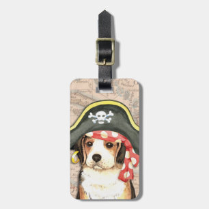Pirat Hat Beagle Bagagebricka