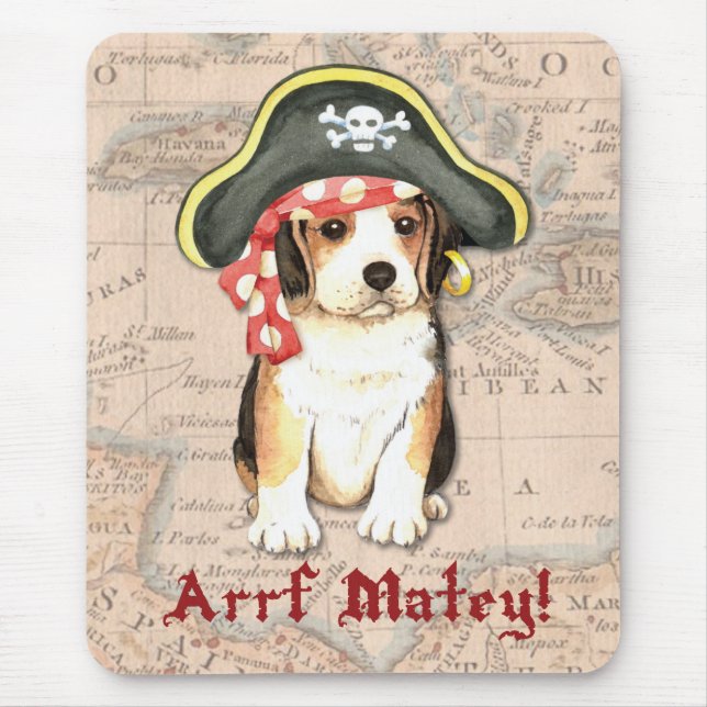 Pirat Hat Beagle Musmatta (Framsidan)