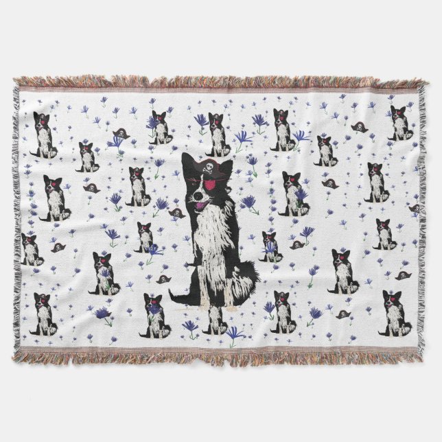 Pirat Hund Filt (Framsidan)