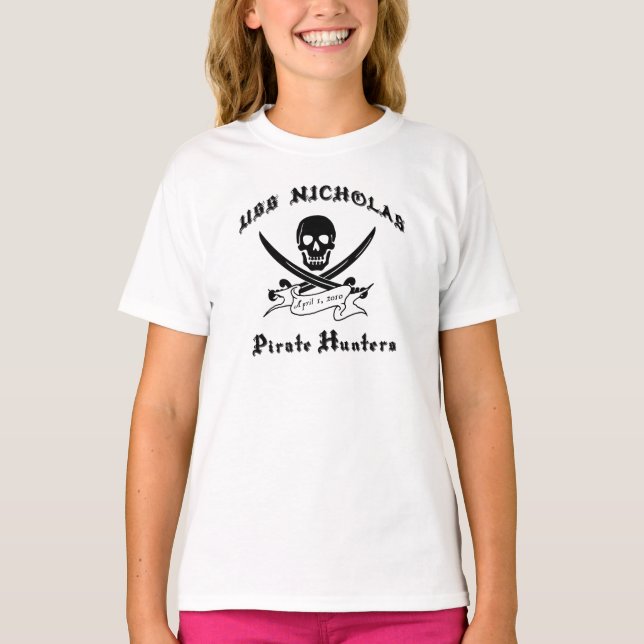 Pirat Hunters Tee Shirt (Framsida)