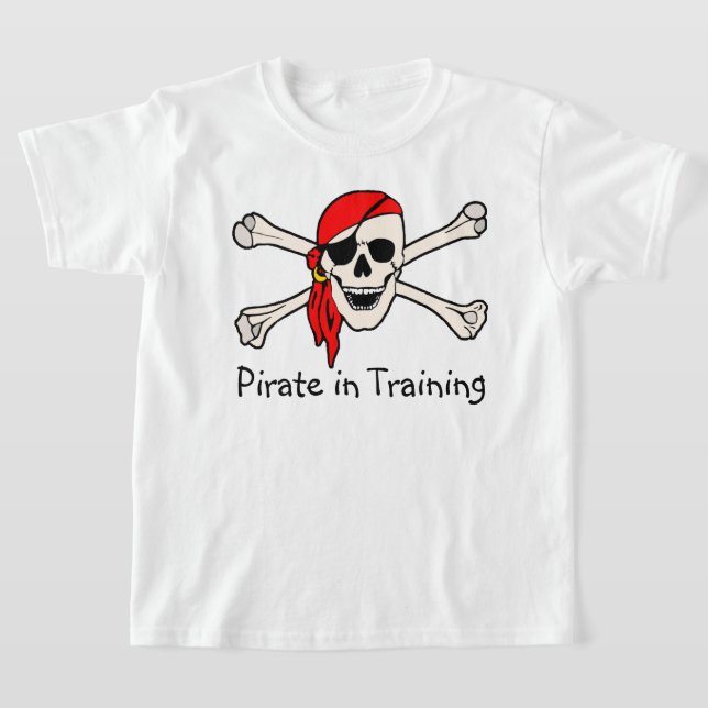Pirat i utbildning t shirt (Laydown)