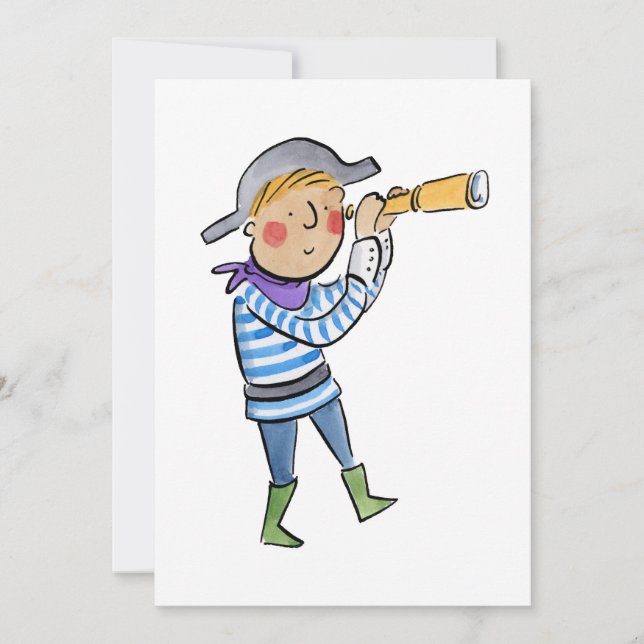 Pirat Inbjudningar (Framsida)