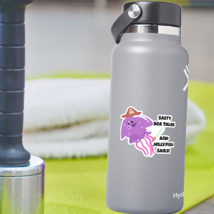 Pirat Jellyfish Äventyr Sticker Klistermärken