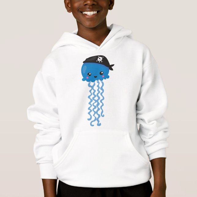 Pirat-jellyfish, Cute Jellyfish, Little Jellyfish T Shirt (Framsida)