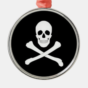 Pirat (Jolly Roger) Flagga Ceramic Ornament