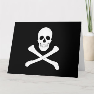 Pirat (Jolly Roger) Flagga Kort