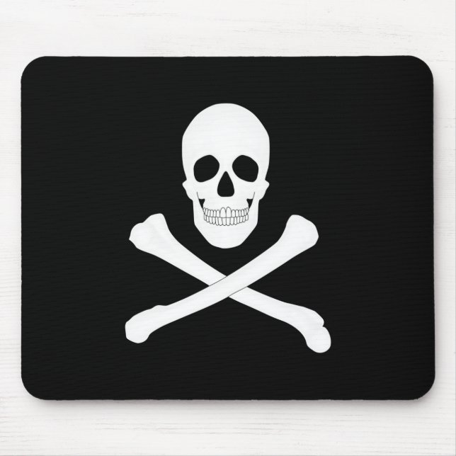 Pirat (Jolly Roger) Flagga Musmatta (Framsidan)