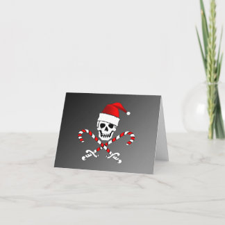 Pirat Jolly Roger julkort Helgkort