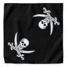 Pirat Jolly Roger Skull - korsben