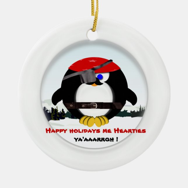 Pirat Julgransprydnad Keramik (Framsidan)