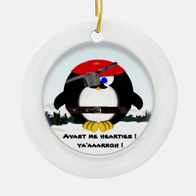 Pirat Julgransprydnad Keramik (Framsidan)