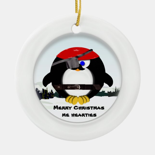 Pirat Julgransprydnad Keramik (Framsidan)