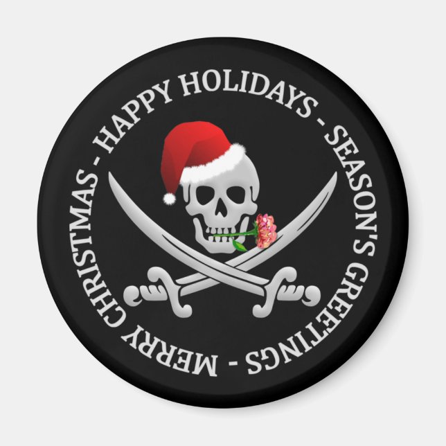 Pirat julmagnet magnet (Framsidan)