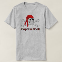 Pirat kapten Cook Grått T-shirt