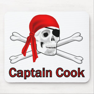 Pirat kapten Cook Mousepad Musmatta
