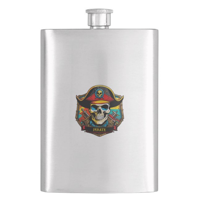 Pirat kapten Flask Fickplunta (Framsidan)
