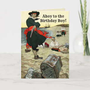 Pirat kapten Kidd Buested Treasure av Howard Pyle Kort