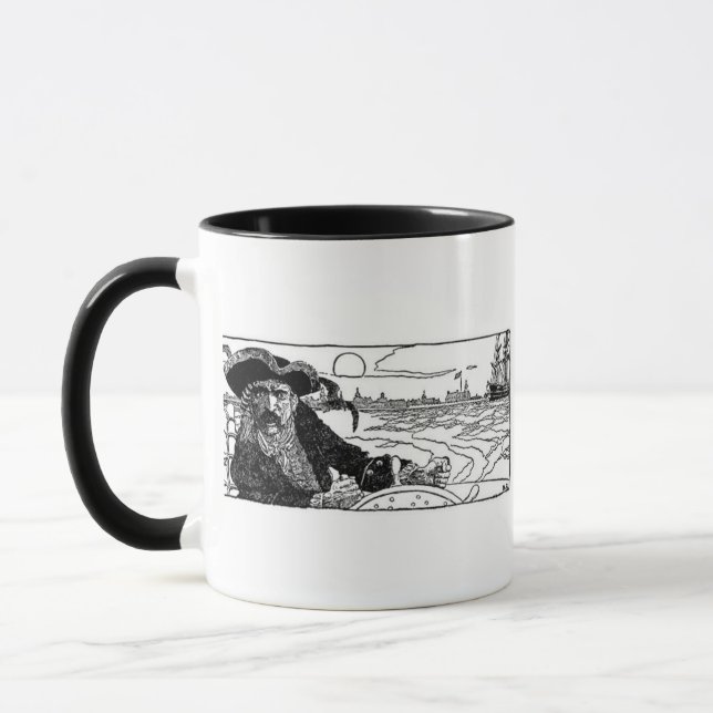 Pirat kapten mugg (Vänster)