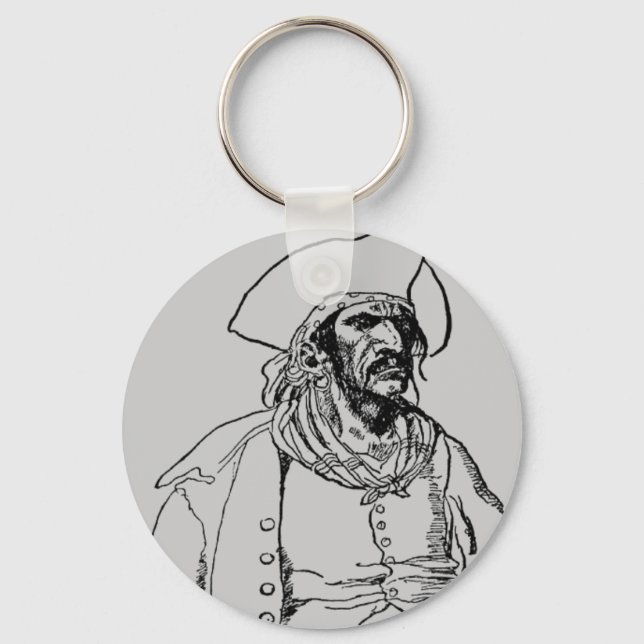 Pirat kapten nyckelring (Framsida)